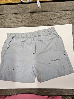 New Size 2Y Jacadi Light Gray Elastic Waist Kids Shorts